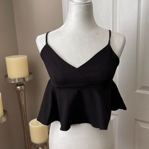 Black H&M simple top